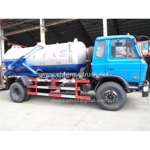 Dongfeng 8 CBM sewage suction tanker truck